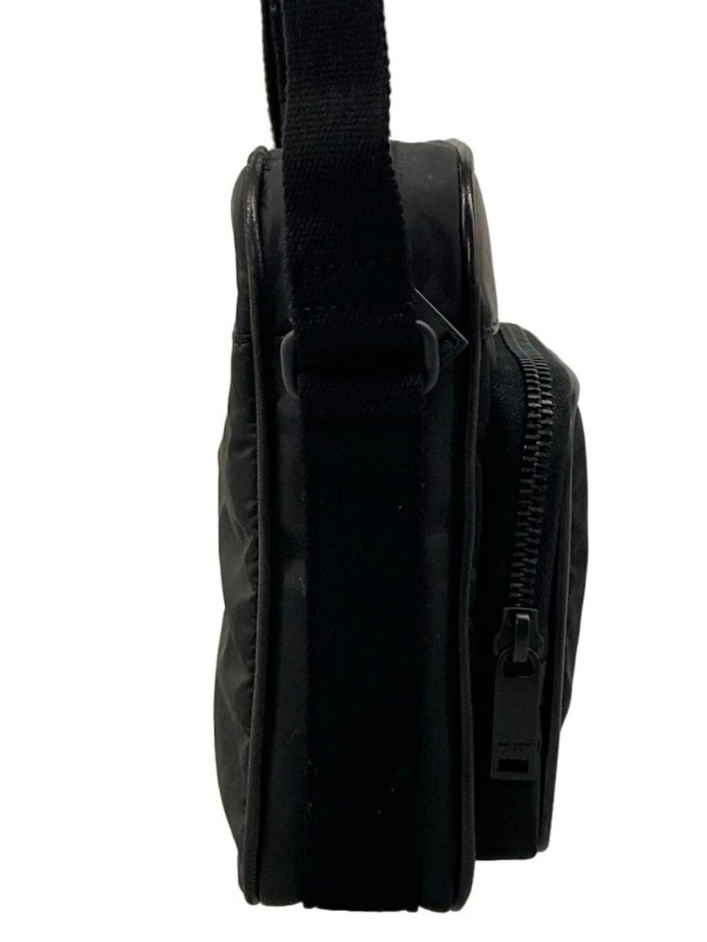 SAINT LAURENT PARIS - 779661 Black Nylon Leather Shoulder Bag - Picture 4 of 14